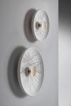 Pulse 60cm plaster dome wall light. RADAR. 