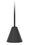 Rimini small black cone pendant light . Robin. Rimini small black cone pendant light . Robin.
