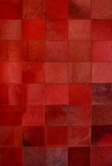 Tapis en peau rouge Prague 120x180. Santelmo. Tapis en peau rouge Prague 120x180. Santelmo.