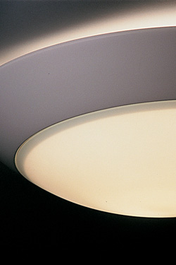 Round Ceiling Lamp In Inverted Dome Clean Style