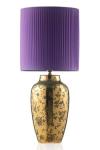 Gunnel lampe potiche dorée vernie. Munari par Stylnove Ceramiche. 