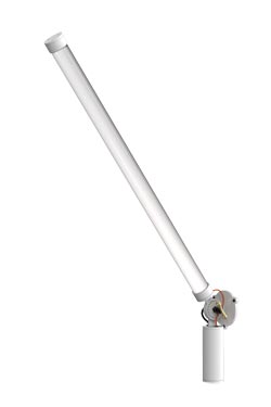 Mr Tubes minimalist wall lamp white LED tube. Tonone. 