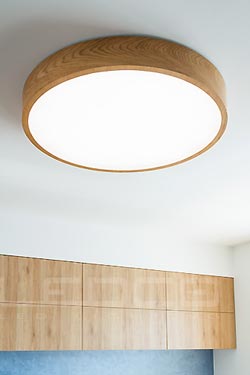 Ceiling Light Wood Led Lighting Available In 3 Sizes And 5 Wood Species