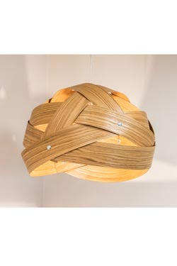 Nest 800 large wooden round pendant 80cm. Trilum. 
