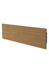 Liiny rectangular wall lamp in oak wood 68cm. Trilum. 