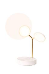 Lampe de table blanche et or Ballon . TUNTO. 