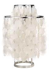 Fun PM lampe de table en nacre. Verpan. Fun PM lampe de table en nacre. Verpan.