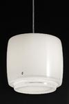 Cylinder frosted Murano glass pendant Bot 16cm. Vistosi.  Cylinder frosted Murano glass pendant Bot 16cm. Vistosi.