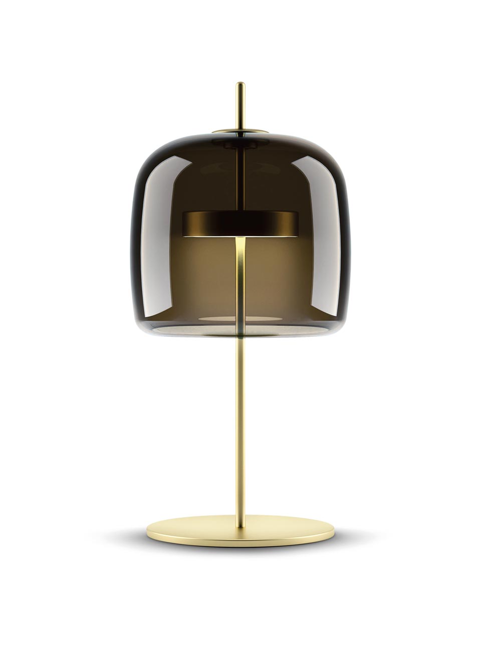 large gold table lamp