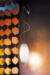 Baco wall lamp in Murano glass hanging on bracket. Vistosi. Baco wall lamp in Murano glass hanging on bracket. Vistosi.
