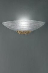 Murano glass wall sconce with 24 carat gold flakes Torcello. Vistosi. Murano glass wall sconce with 24 carat gold flakes Torcello. Vistosi.