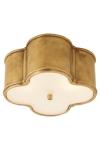 Basil small golden clover ceiling light. Visual Comfort&Co.. 