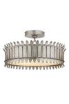 Leslie classic silver leaf ceiling light. Visual Comfort&Co.. 