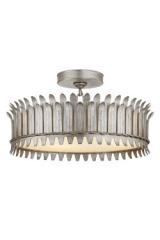 Leslie classic silver leaf ceiling light. Visual Comfort&Co.. 