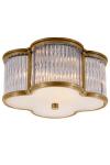 Luxurious gold and glass ceiling lamp Basil. Visual Comfort&Co.. 