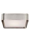 Perforated metal ceiling light in polished nickel finish Precision. Visual Comfort&Co.. 