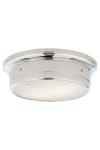 Silver metal and glass ceiling light Siena. Visual Comfort&Co.. 