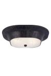 Utopia black patina striped ceiling light. Visual Comfort&Co.. 