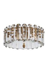 Bonnington antique brass and crystal ceiling light. Visual Comfort&Co.. 