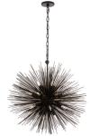 Contemporary black metal urchin chandelier Strada. Visual Comfort&Co.. 