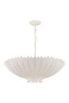 Hampton large white plaster chandelier. Visual Comfort&Co.. 