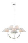 Kinsley 50s silver chandelier. Visual Comfort&Co.. 