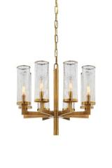 Liaison 8-light gold chandelier. Visual Comfort&Co.. 