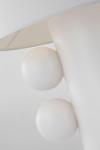 White plaster table lamp Tiglia. Visual Comfort&Co.. 