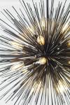 Contemporary black metal urchin chandelier Strada. Visual Comfort&Co.. 