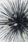 Contemporary black metal urchin chandelier Strada. Visual Comfort&Co.. 