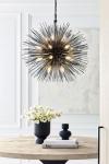 Contemporary black metal urchin chandelier Strada. Visual Comfort&Co.. 