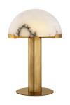 Lampe de table champignon albâtre et doré Melange. Visual Comfort&Co.. 