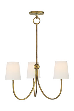 Lustre Classique laiton antique Reed. Visual Comfort&Co.. 