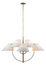 Lustre Style Année 50 en laiton Kinsley. Visual Comfort&Co.. 