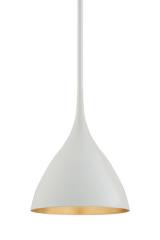 Agnes minimalist pendant lamp white 25cm. Visual Comfort&Co.. 