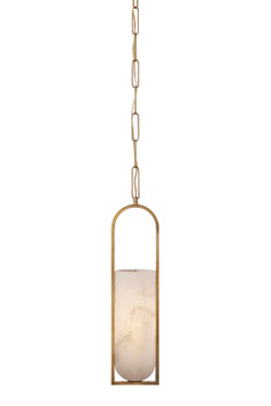 Melange alabaster pill pendant. Visual Comfort&Co.. 