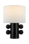 Contemporary black ceramic table lamp Tiglia. Visual Comfort&Co.. 