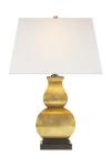 Golden vase table lamp Fang Gourd. Visual Comfort&Co.. 