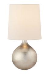 Warren mini silver ball table lamp. Visual Comfort&Co.. 