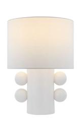 White plaster table lamp Tiglia. Visual Comfort&Co.. 