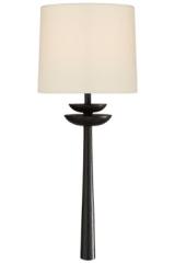 Beaumont black wall lamp  vegetal style. Visual Comfort&Co.. 