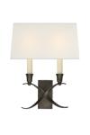 Dark bronze wall lamp Cross Bouillotte. Visual Comfort&Co.. 