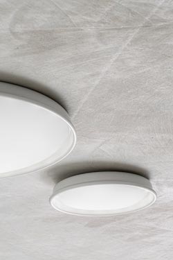 Mymoon small round white ceiling lamp 19cm - Ceiling lights by Aldo Bernardi