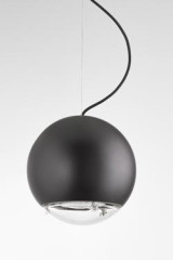Globo matt black ceramic pendant lamp - Pendants by Aldo Bernardi