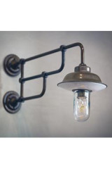 Wall lamp with triple arm in patinated brass - Wall lights by Aldo Bernardi