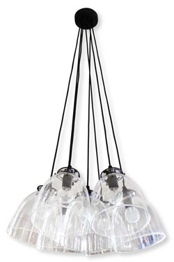 Grande suspension 7 lumières Lucile  - Suspension by Angel des Montagnes