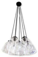 Grande suspension 7 lumières Lucile  - Suspension by Angel des Montagnes