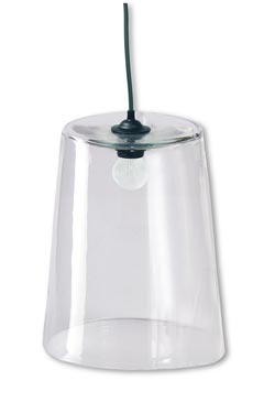 Clear glass pendant Aurore - Pendants by Angel des Montagnes