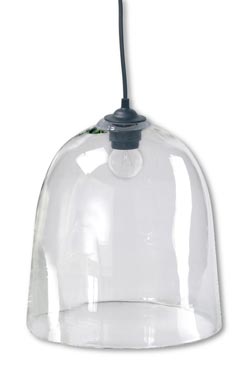 Suspension en verre transparent Clochette - Suspension by Angel des Montagnes