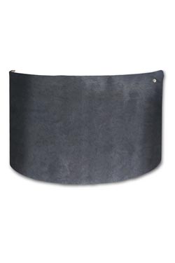 Gray wall lamp made of cowhide - Wall lights by Angel des Montagnes